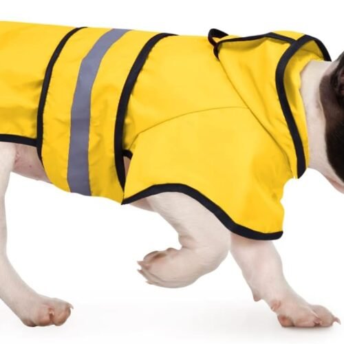Hooded Reflective Pet Poncho Raincoat