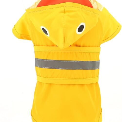 Duck Raincoat with Harness Hole Reflective