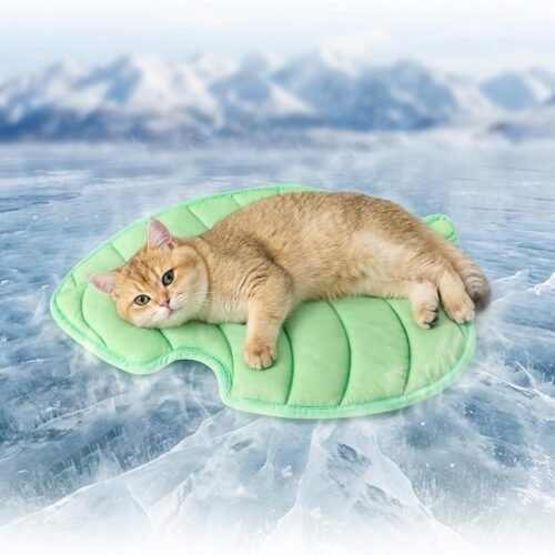 Leaf-Shaped Pet Cooling Mat